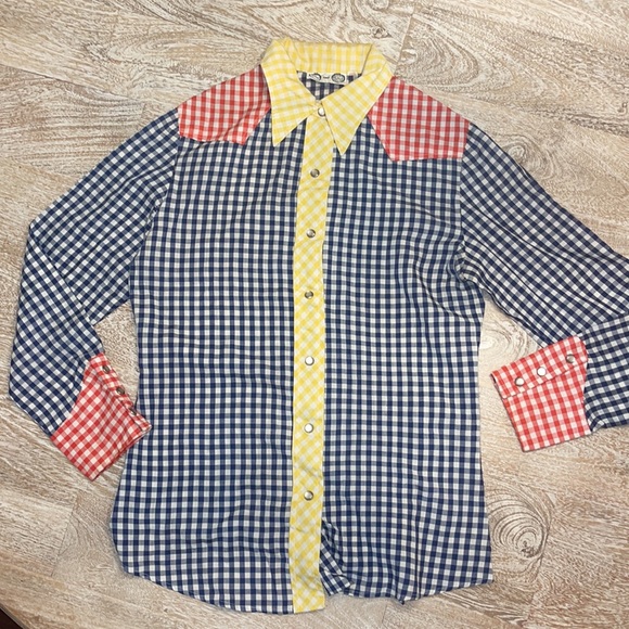 Vintage | Tops | Vintage Western Rodeo Top Halloween Costume | Poshmark